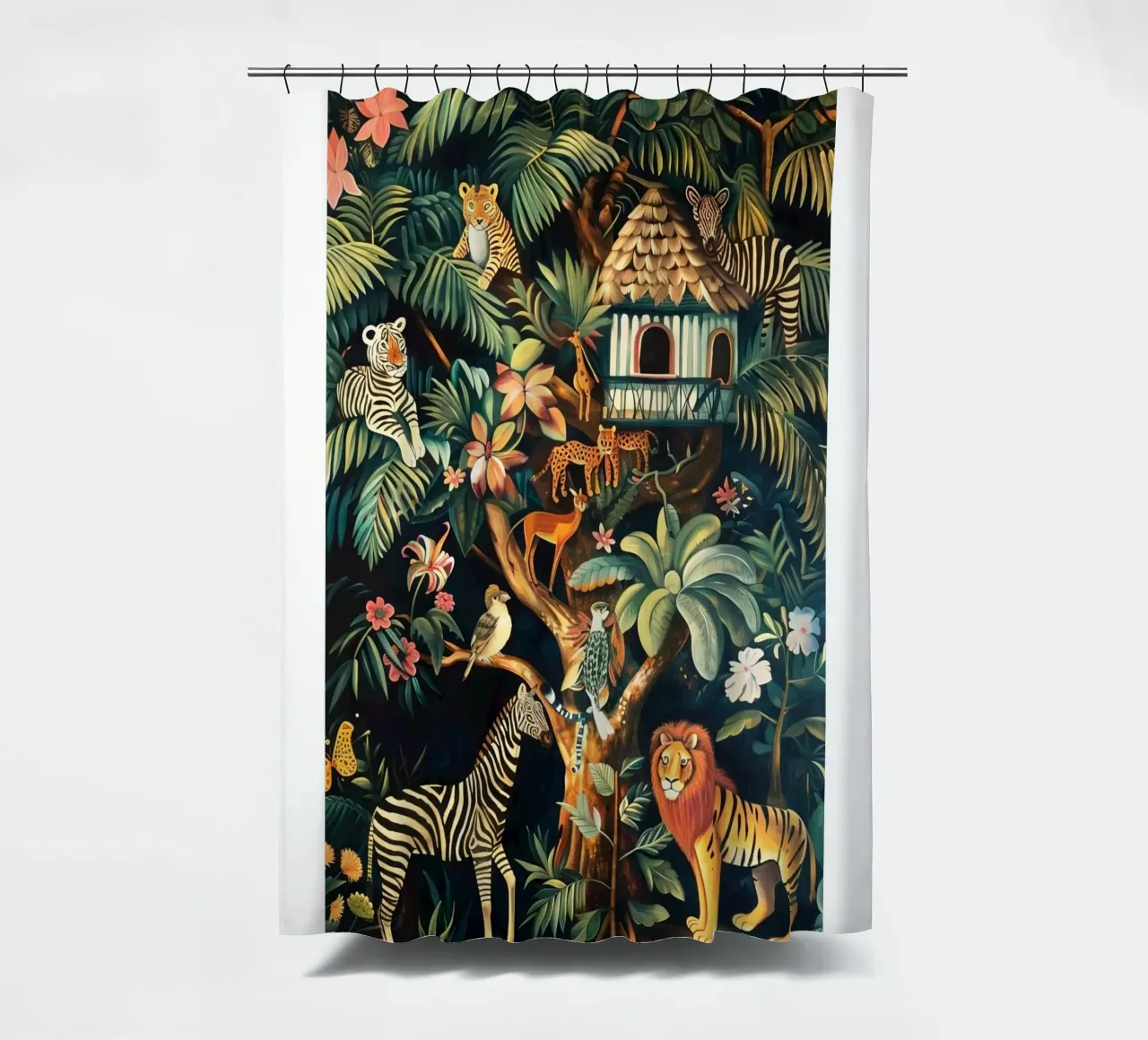natural habitat for animals shower curtain by taylor shop