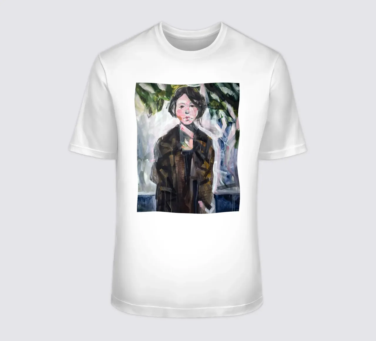 Girl Under the Trees t-shirt da Stoian Hitrov