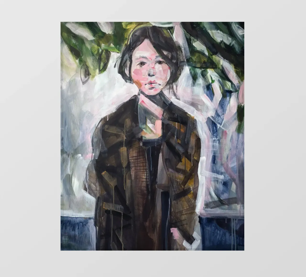 Girl Under the Trees telo in pvc da Stoian Hitrov