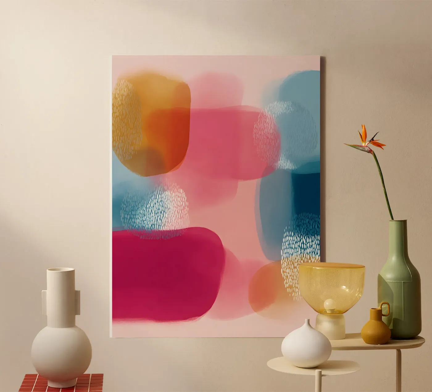 Boho Absract tela da Gypsy Galleria