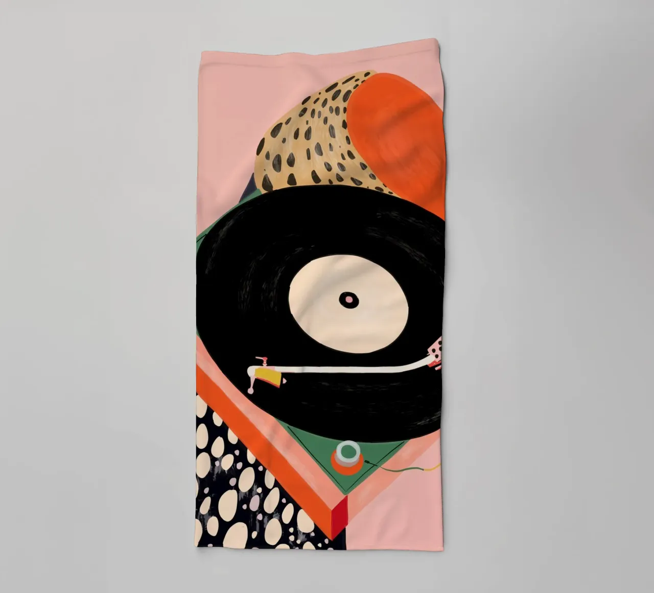 Nostalgic Grooves towel by ArtsySesta