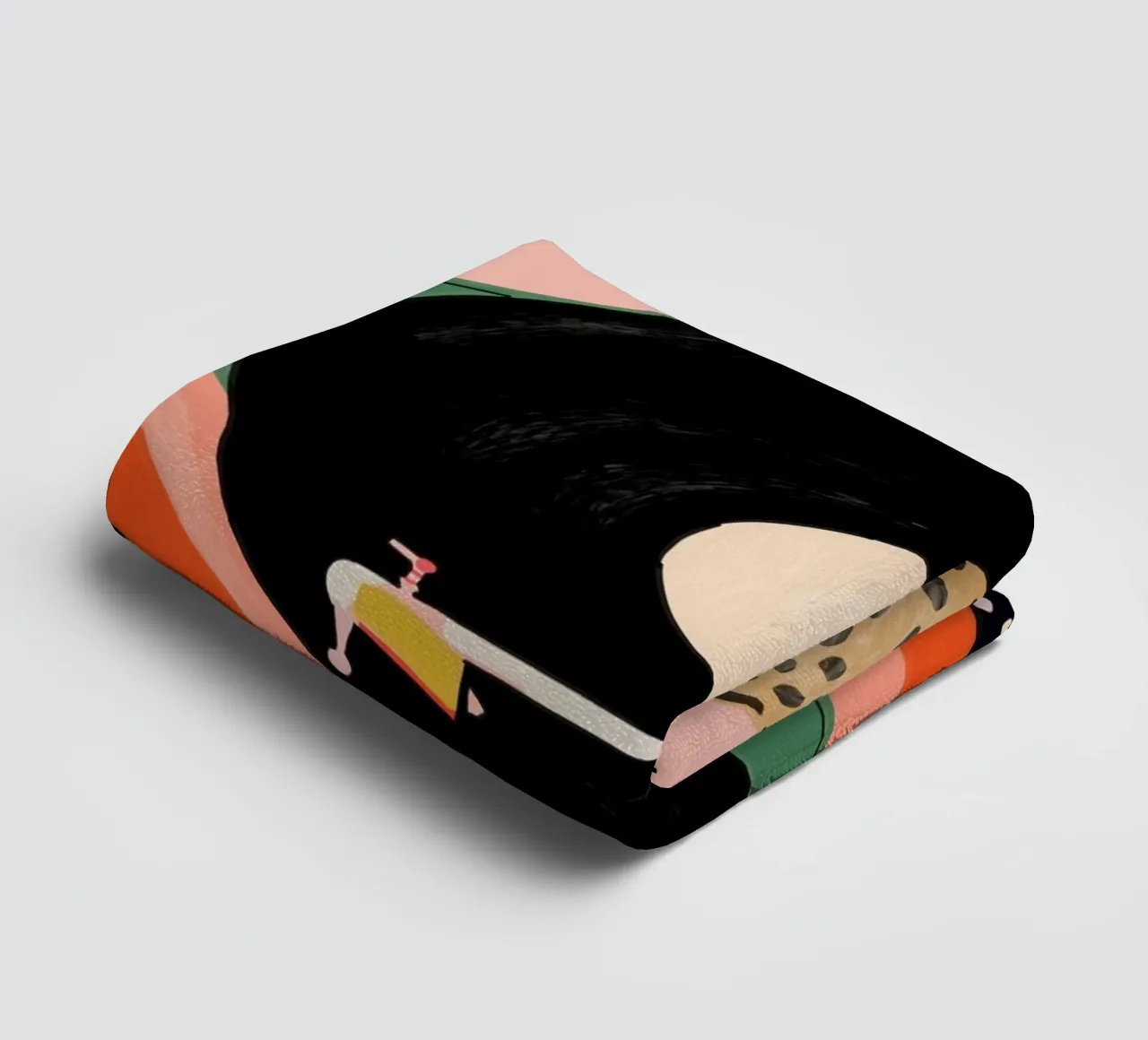 Nostalgic Grooves towel by ArtsySesta
