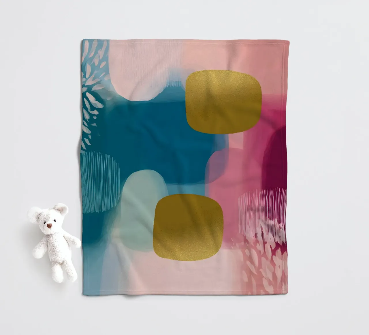 Boho Abstract coperta in pile da Gypsy Galleria