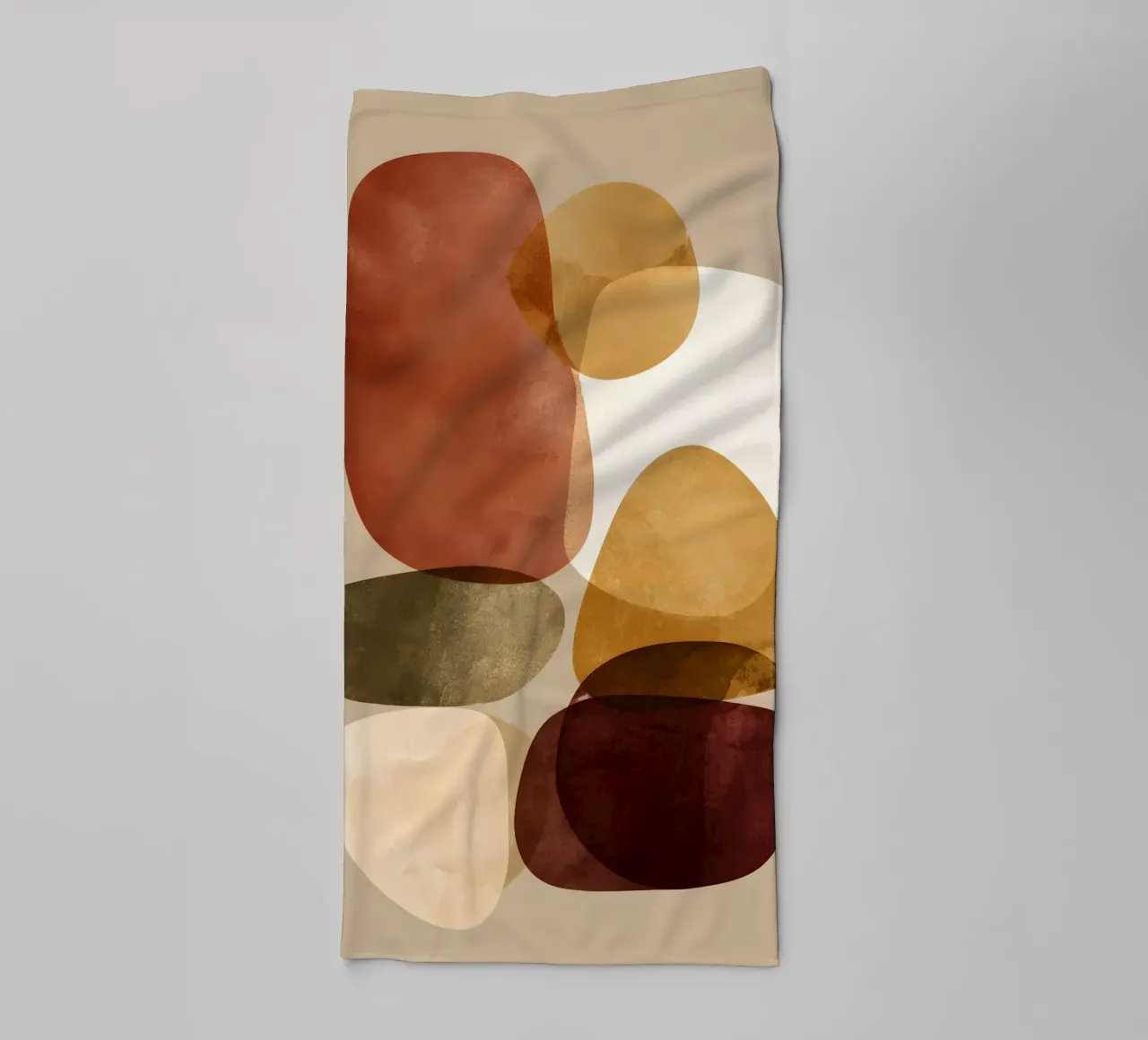 Earthy Abstract asciugamano da bagno da Gypsy Galleria