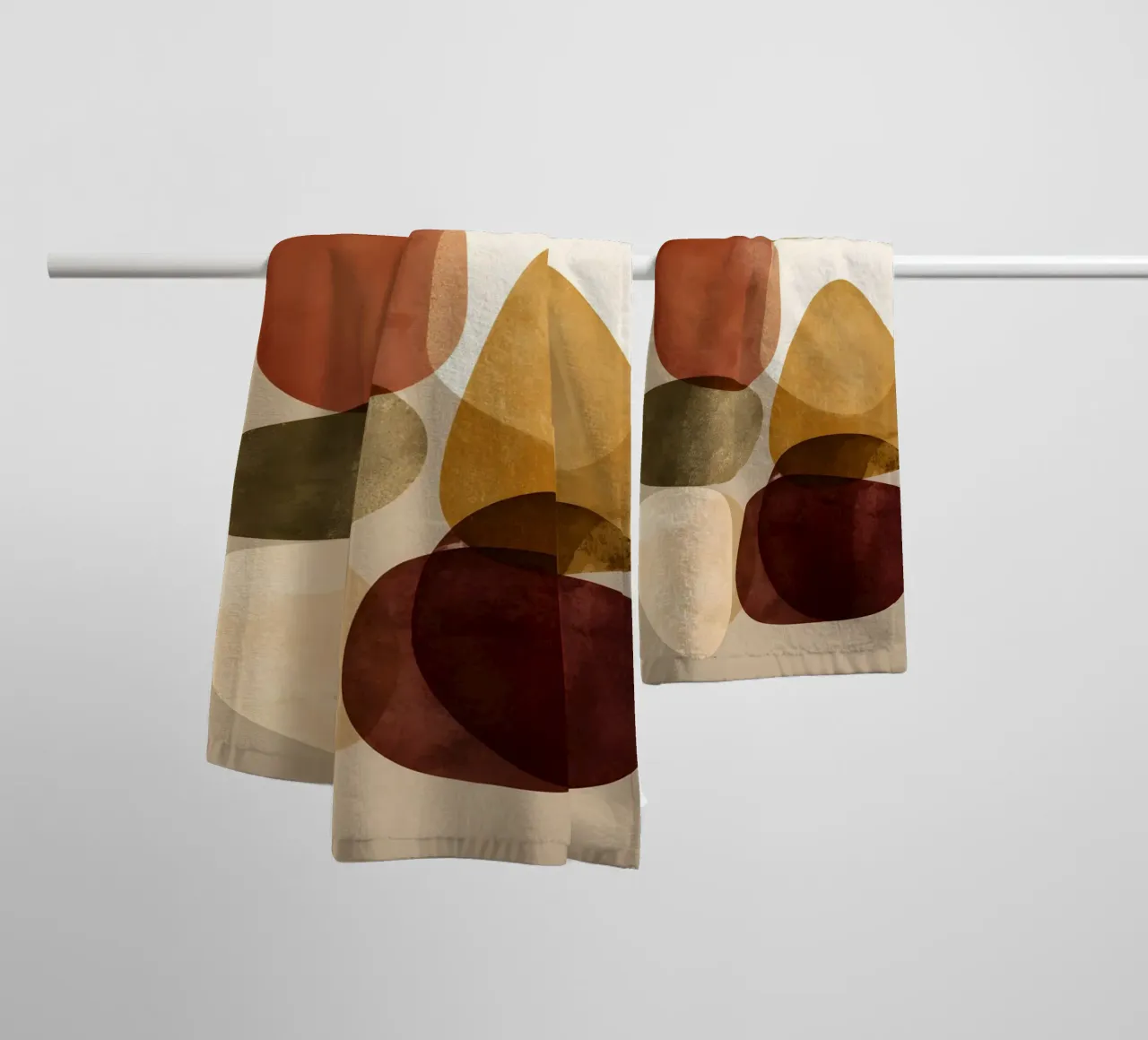 Earthy Abstract asciugamano da bagno da Gypsy Galleria