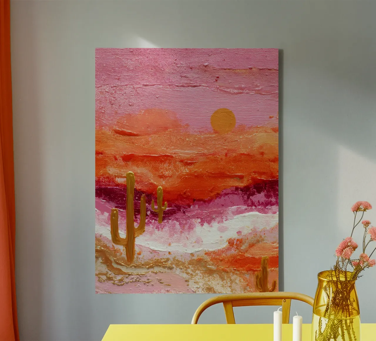 Dreamy Desert tela con Cornice a cassetta da Gypsy Galleria