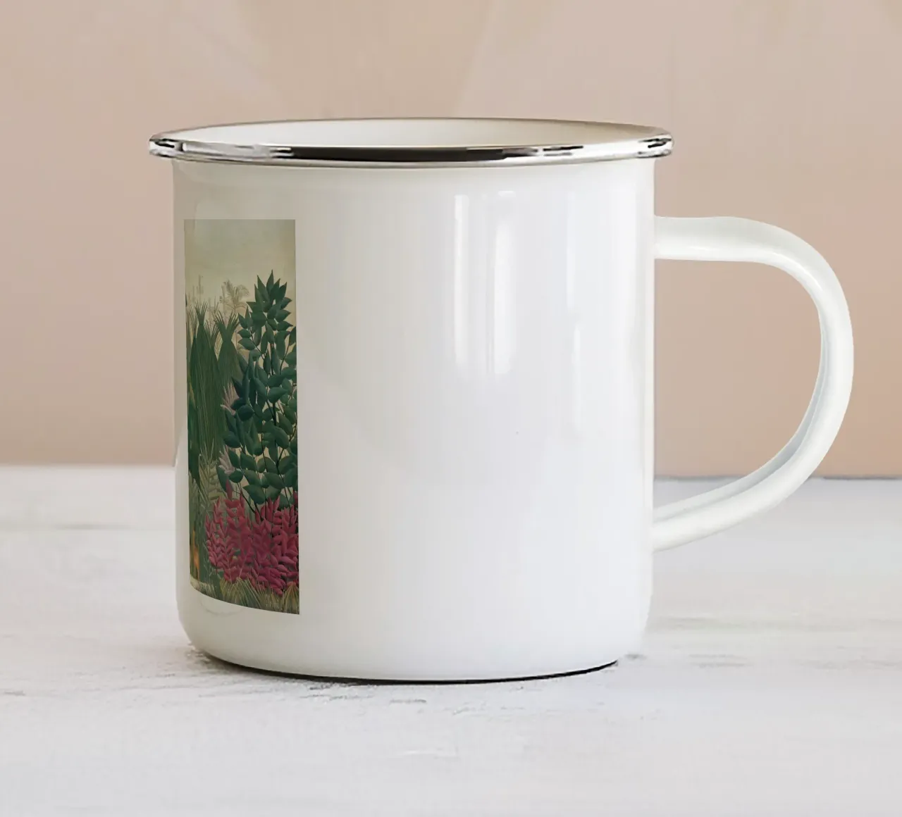 umani a caccia tazza in smalto da taylor shop
