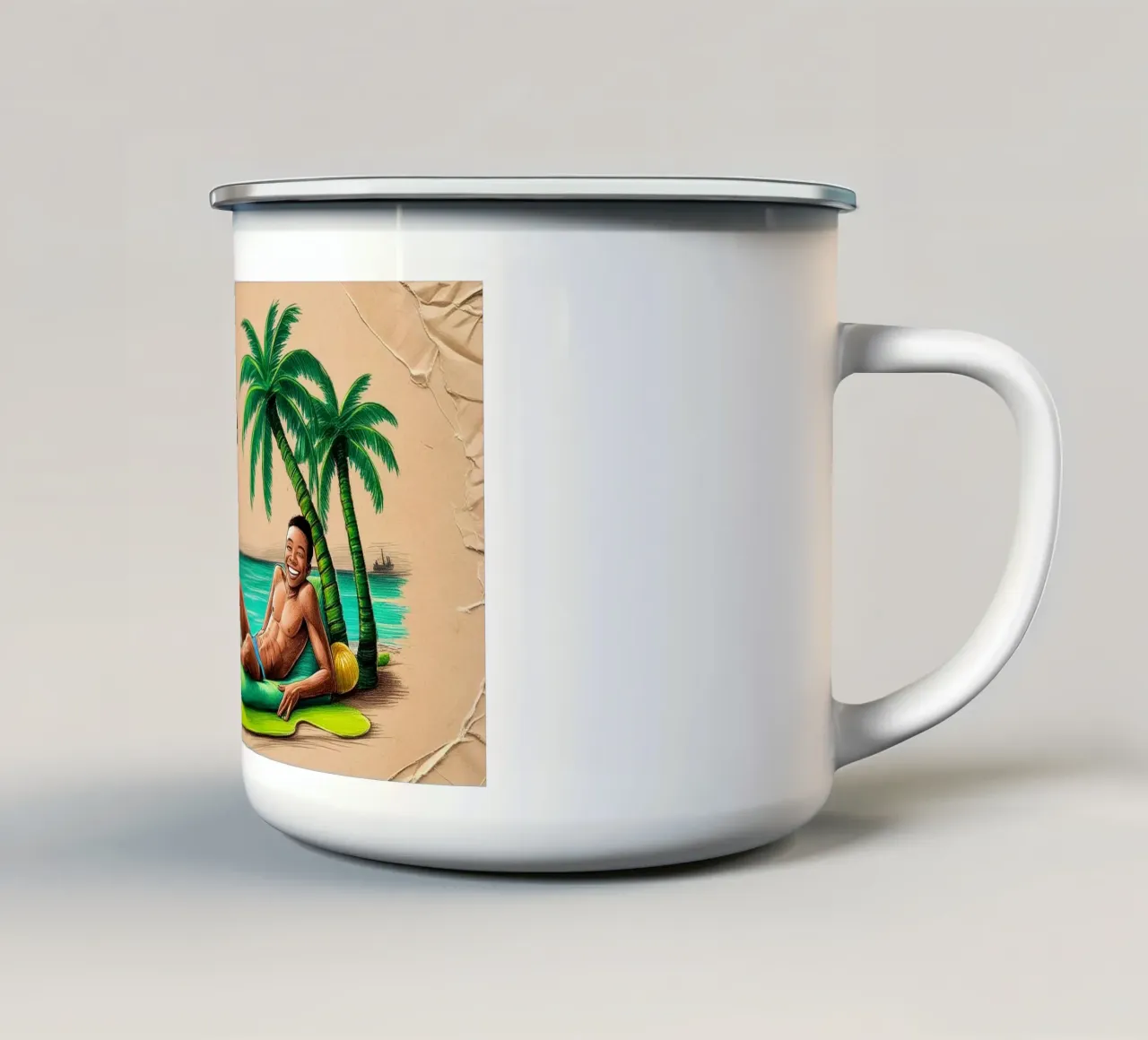 Jeff Buckley tazza in smalto da detupngentup