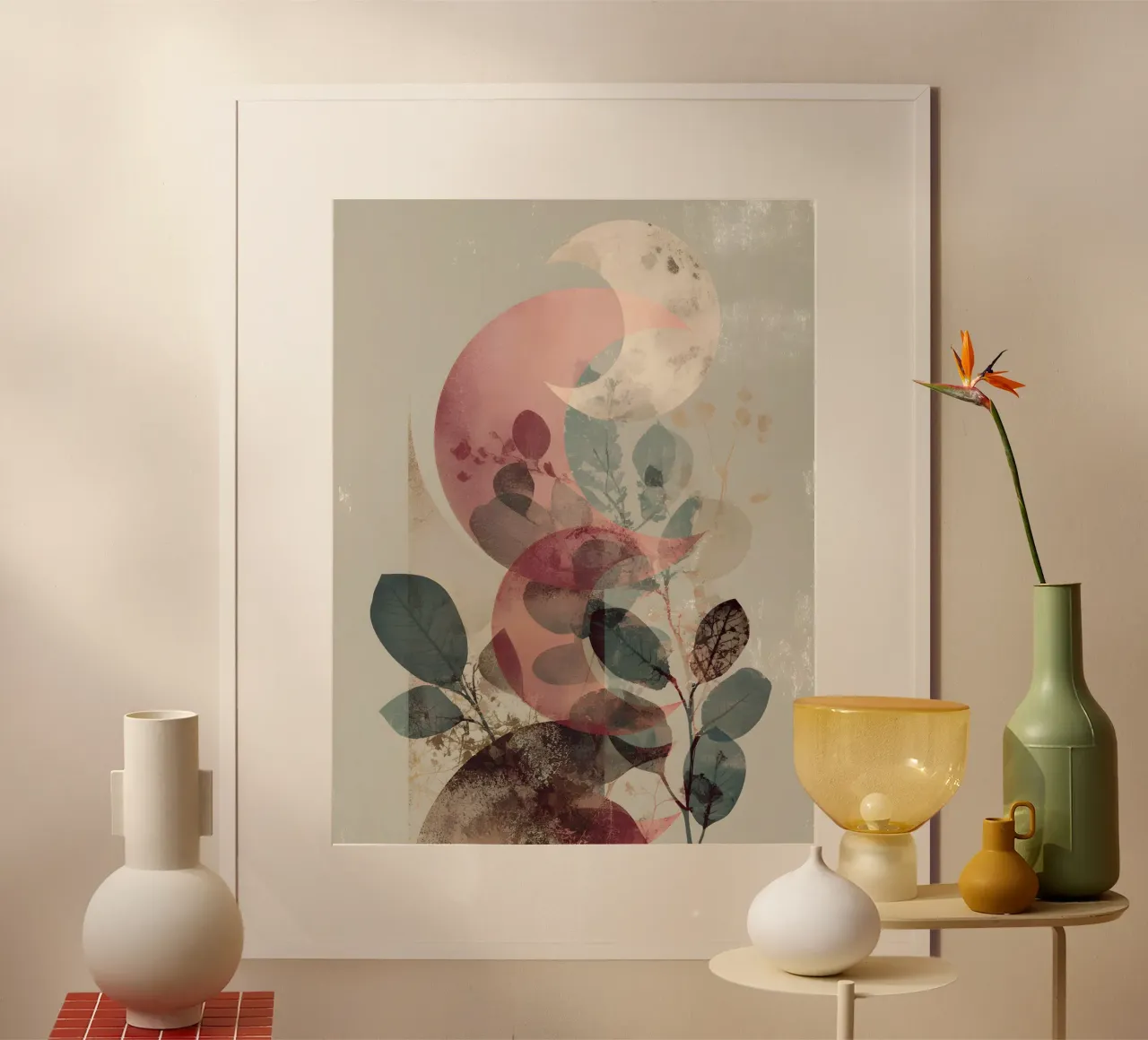 Abstract Moon poster da Gypsy Galleria