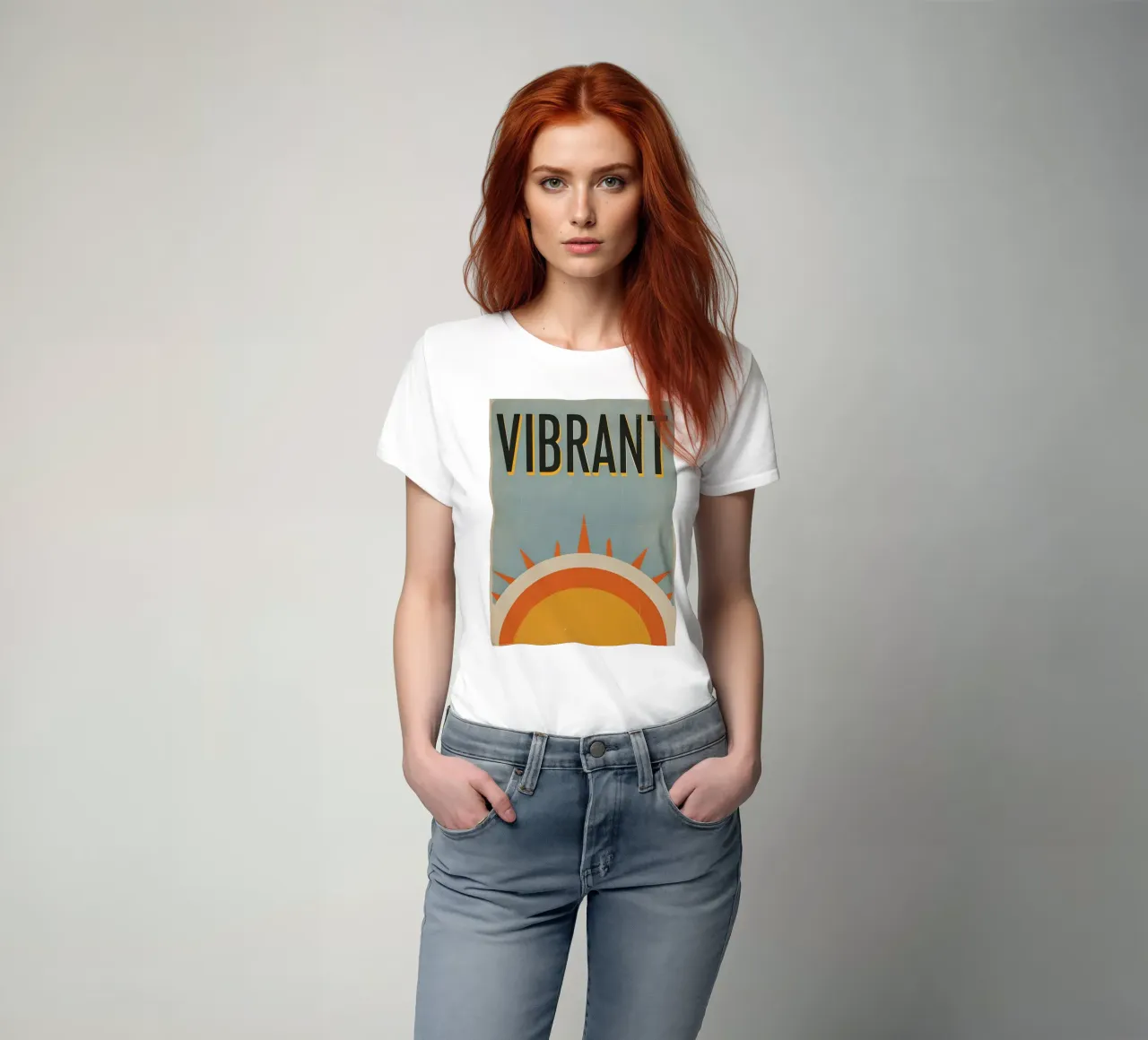 Vibrant Sun Graphic t-shirt by 🥝 KIWI STORE