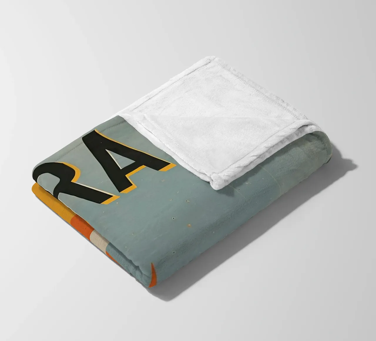 Vibrant Sun Graphic fleece blanket by 🥝 KIWI STORE