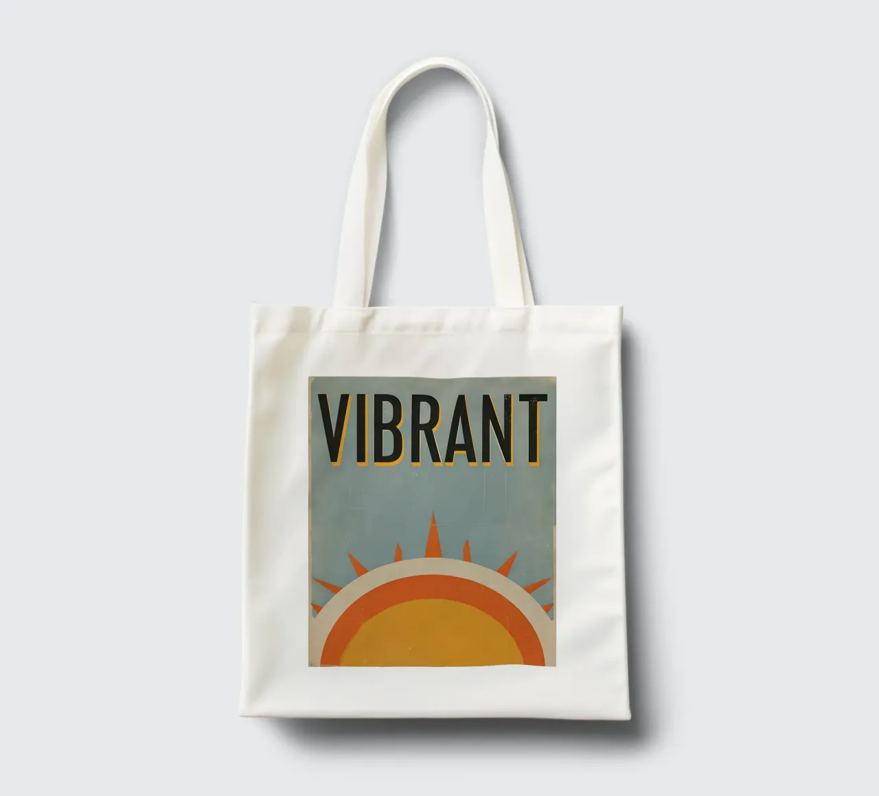 Vibrant Sun Graphic tote bag by 🥝 KIWI STORE