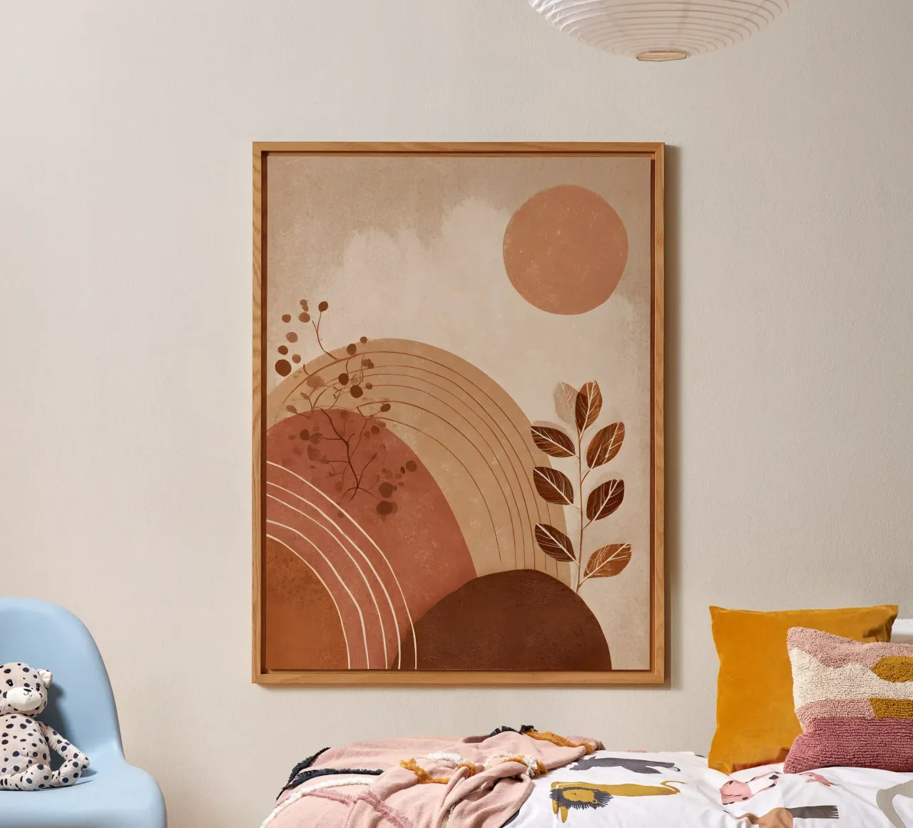 Earthy Boho Abstract alluminio dibond da Gypsy Galleria