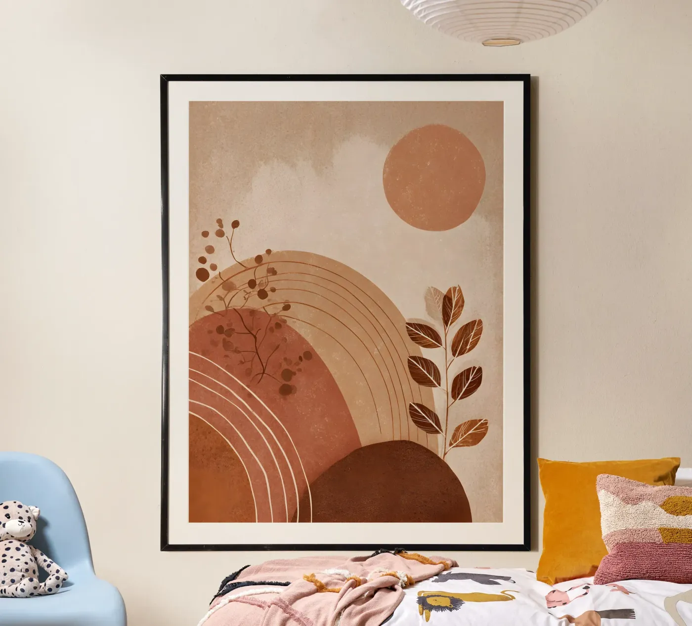Earthy Boho Abstract poster da Gypsy Galleria