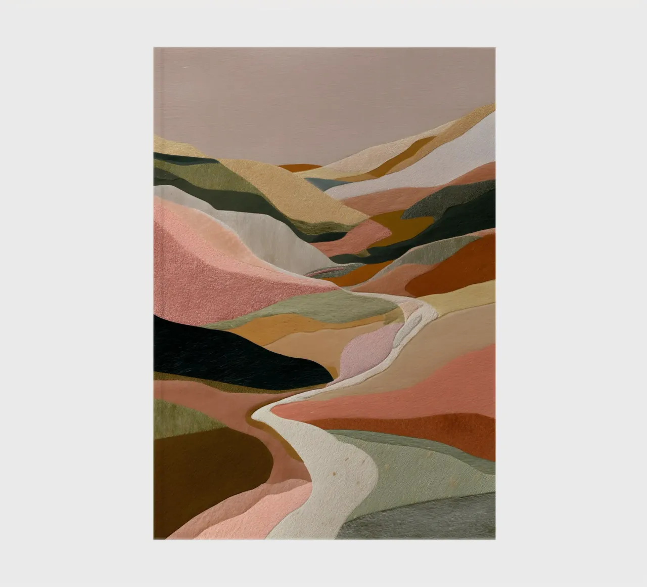 Serene Mountains notebook by Gypsy Galleria