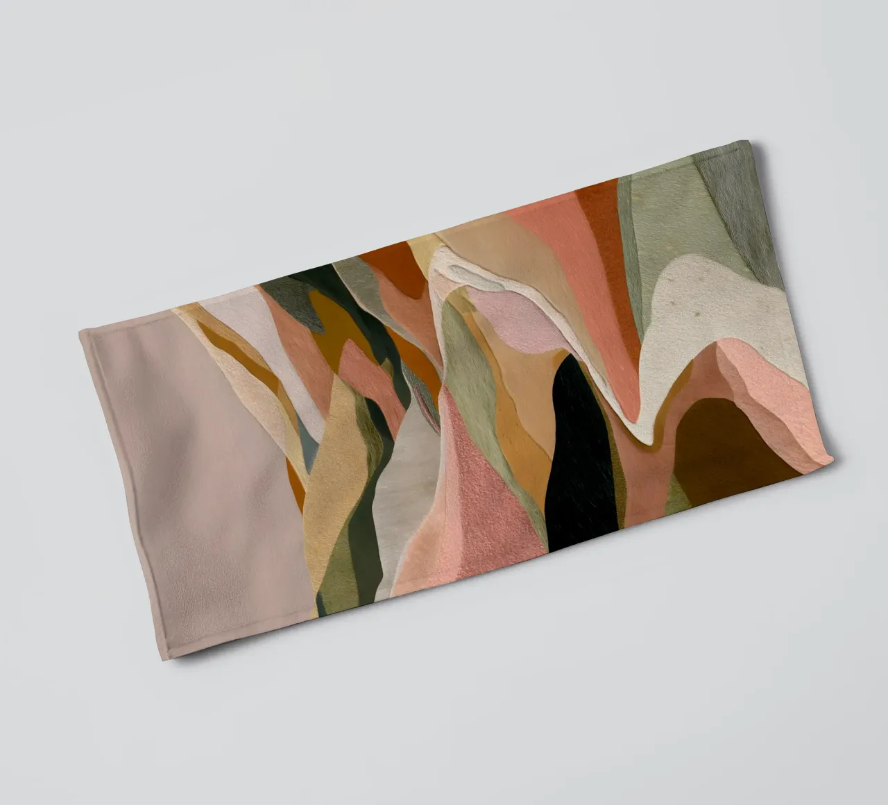 Serene Mountains towel by Gypsy Galleria