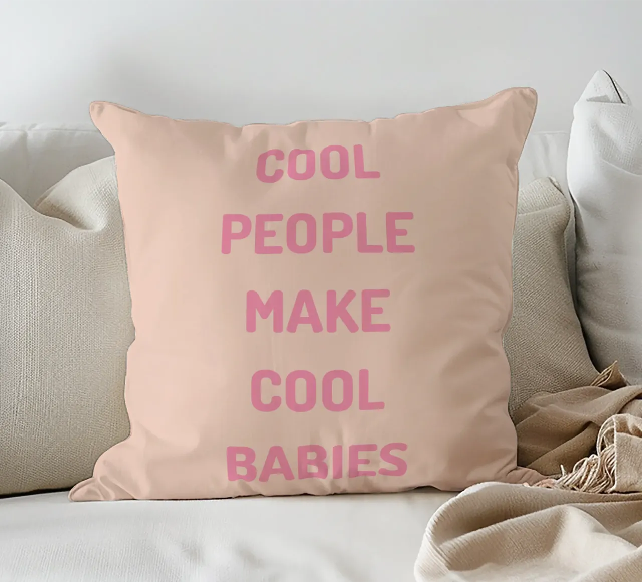 COOL BABIES cuscino da Words Worth Printing