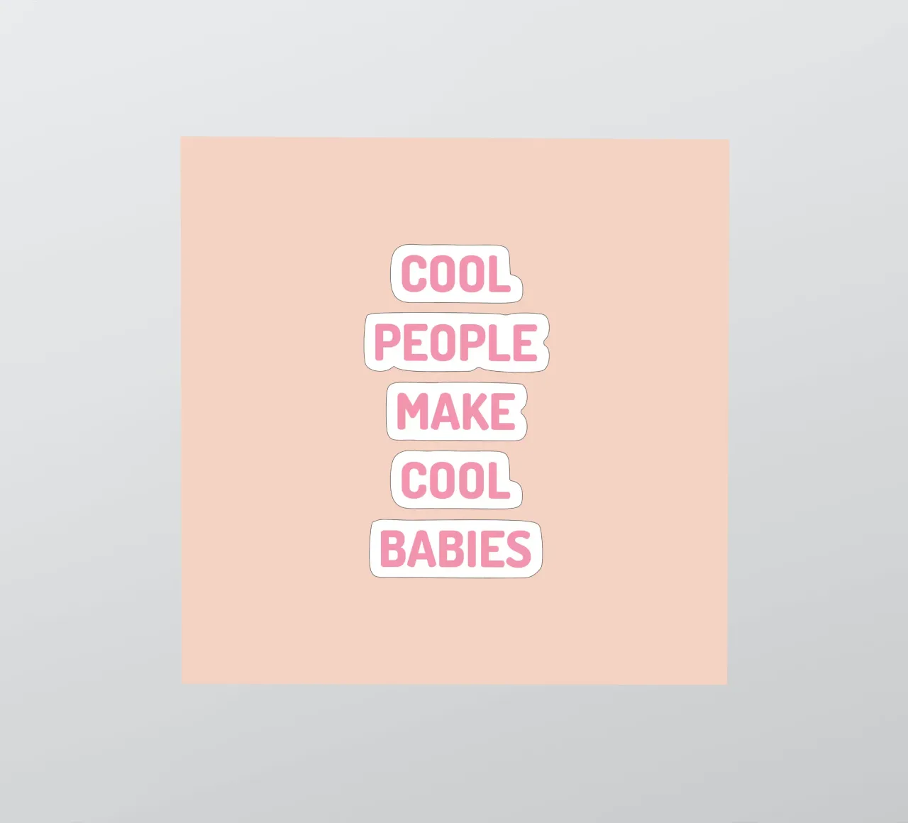 COOL BABIES adesivo da Words Worth Printing