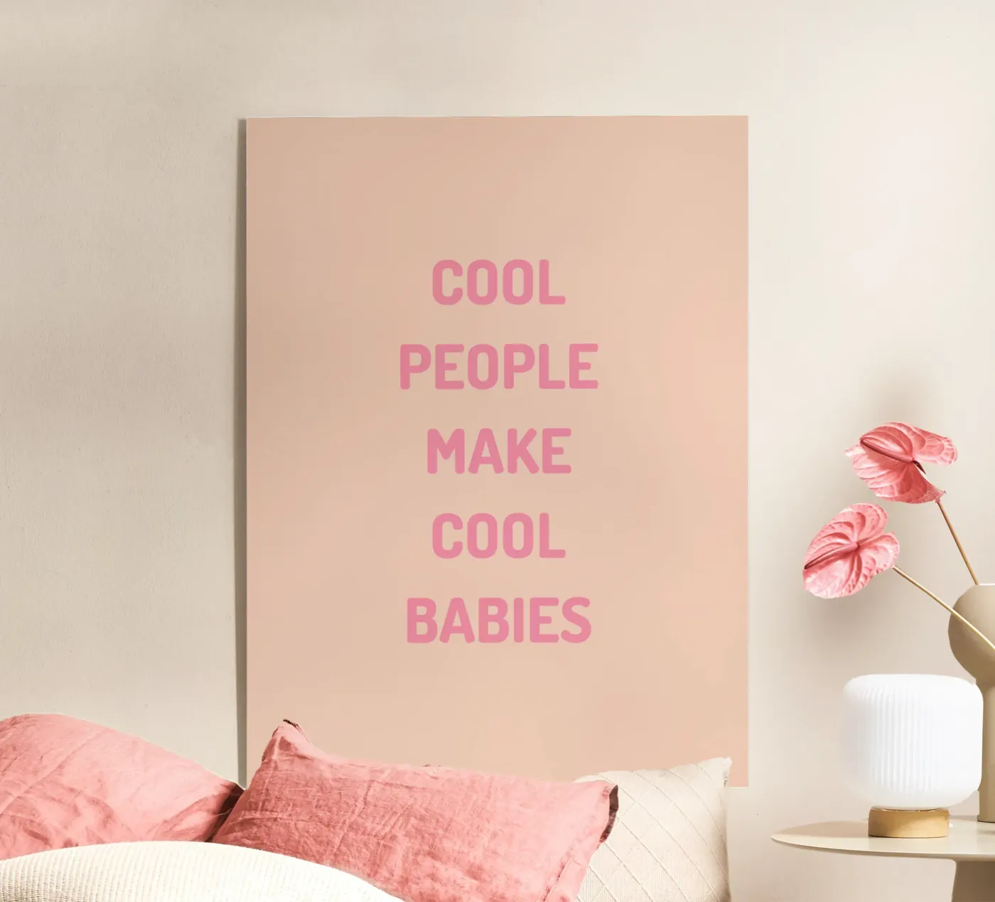 COOL BABIES acryl van Words Worth Printing