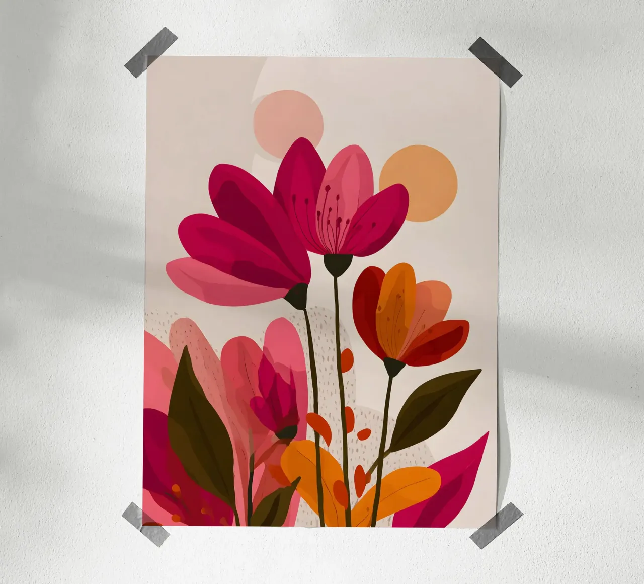 Minimal Floral carta hahnemühle da Gypsy Galleria