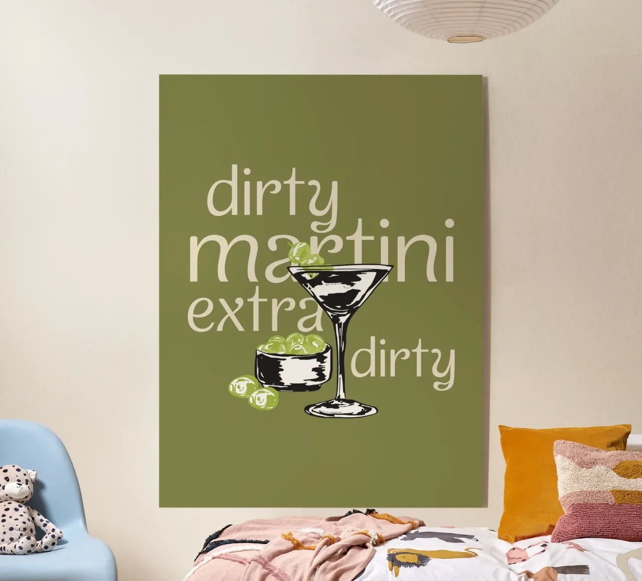 Dirty Martini Vintage acrylic glass by EDMPROJECT