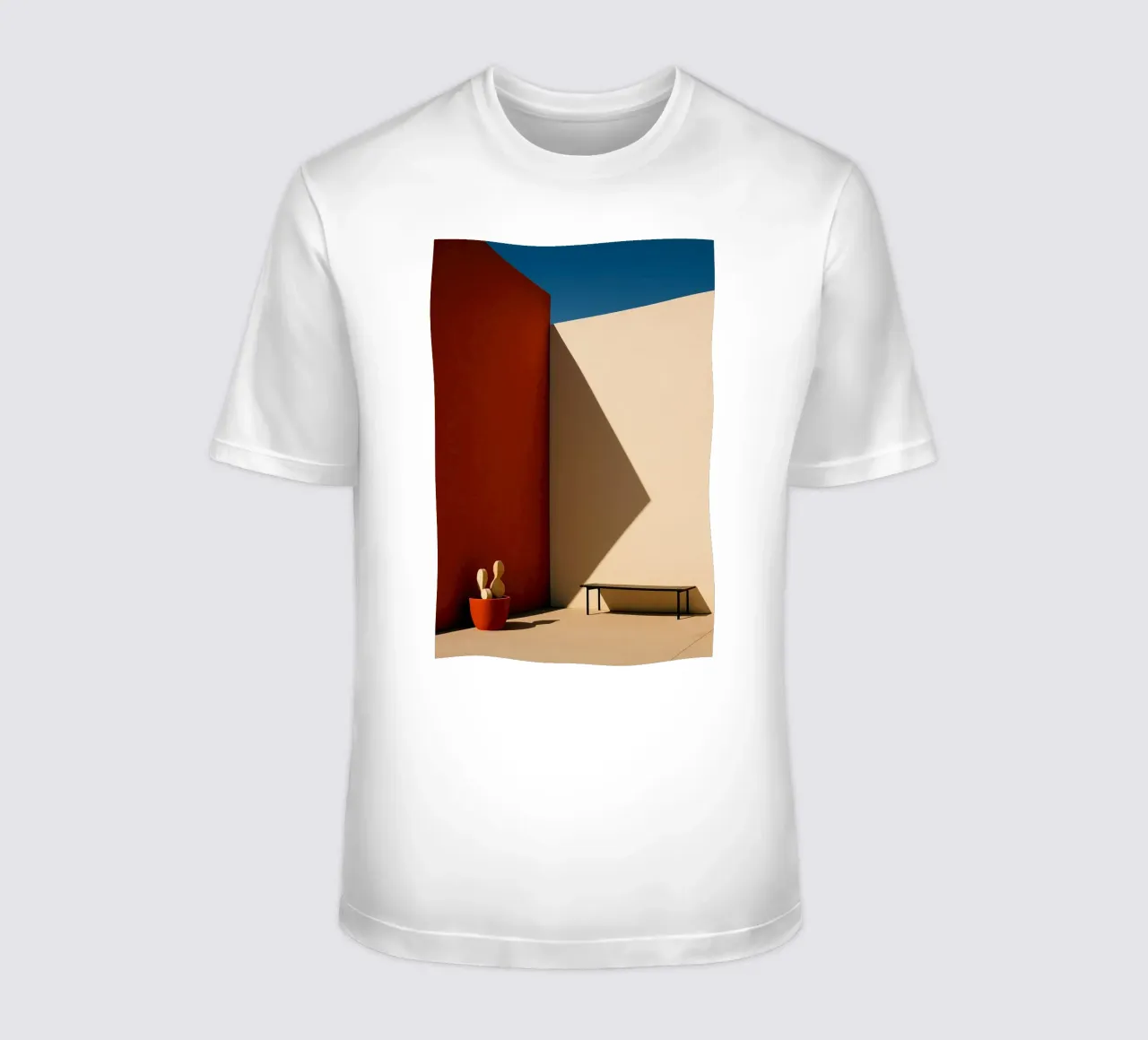 Simple Elegance – La poésie du contraste pur t-shirt de Affiches Minimalistes