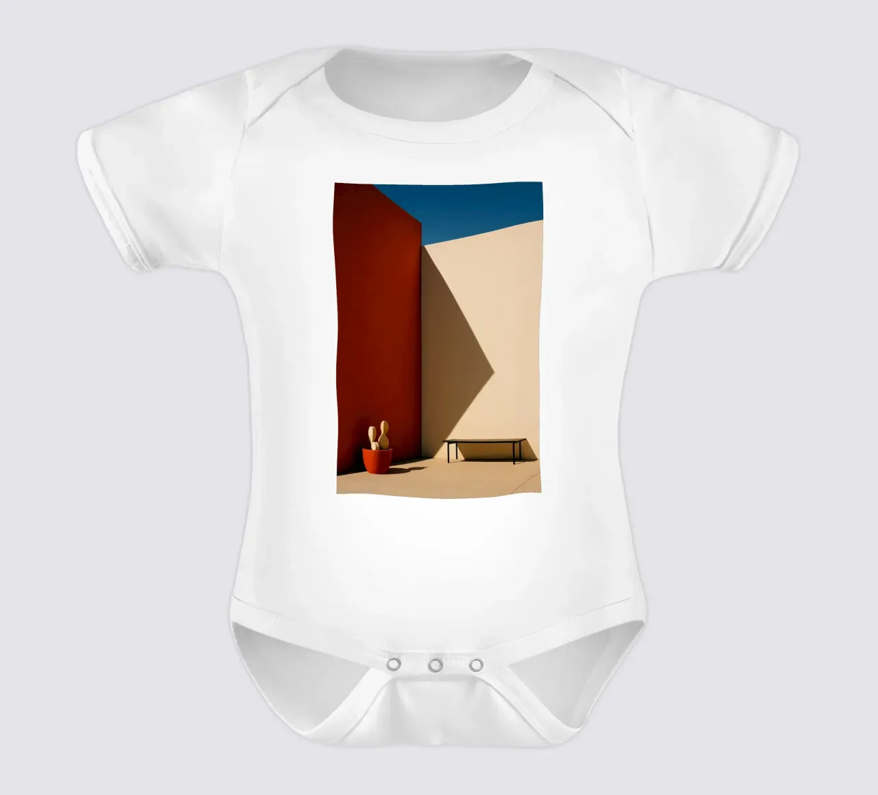 Simple Elegancia - La poesía del contraste puro body de bebé de Affiches Minimalistes