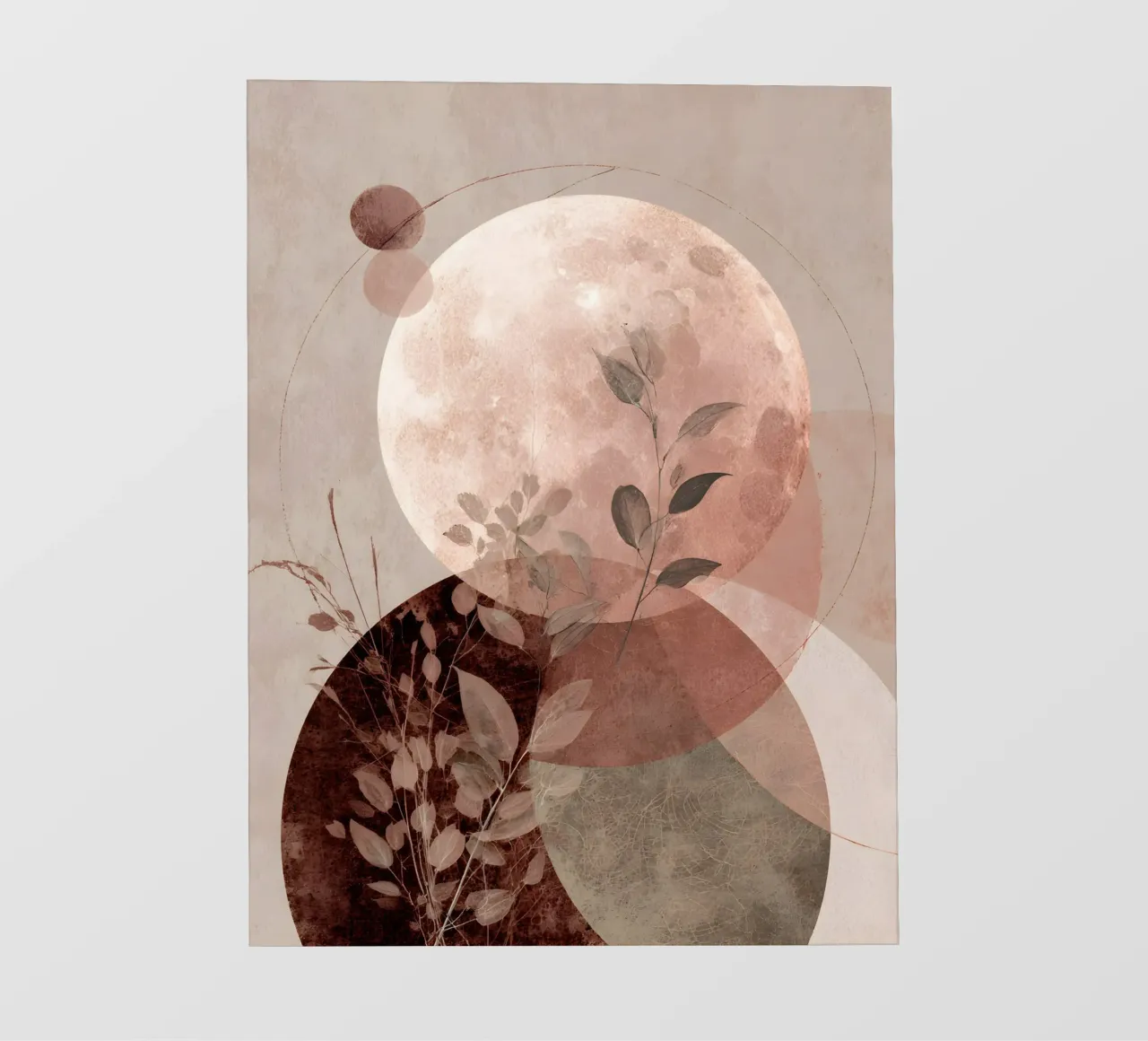 Full Moon Abstract pellicola backlit da Gypsy Galleria