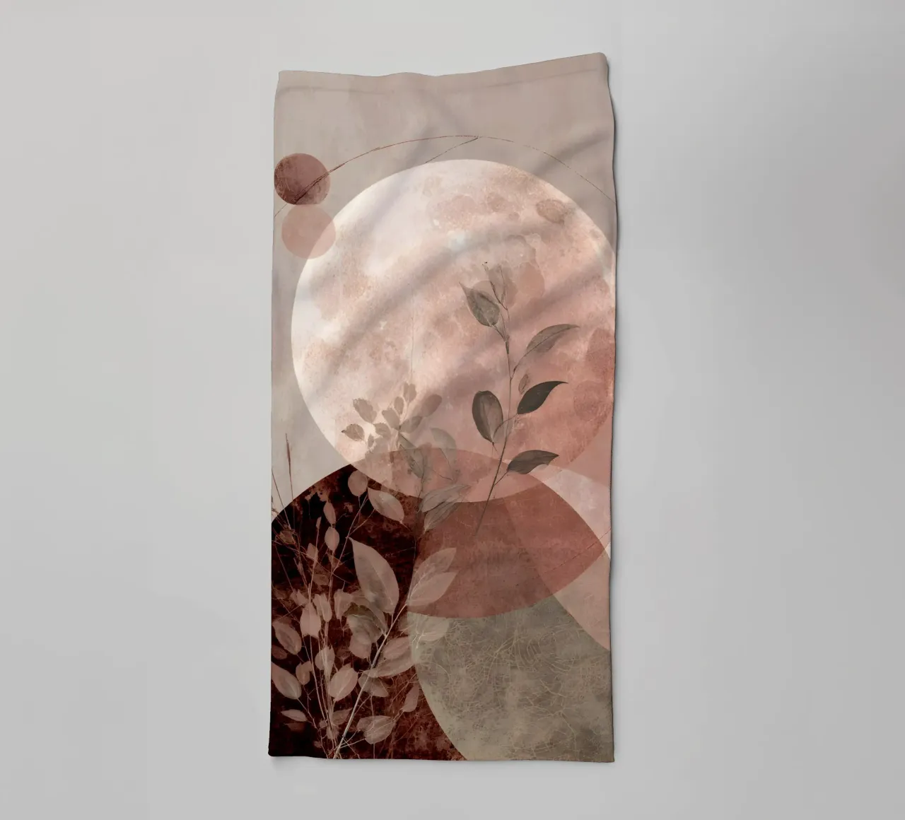 Full Moon Abstract towel by Gypsy Galleria