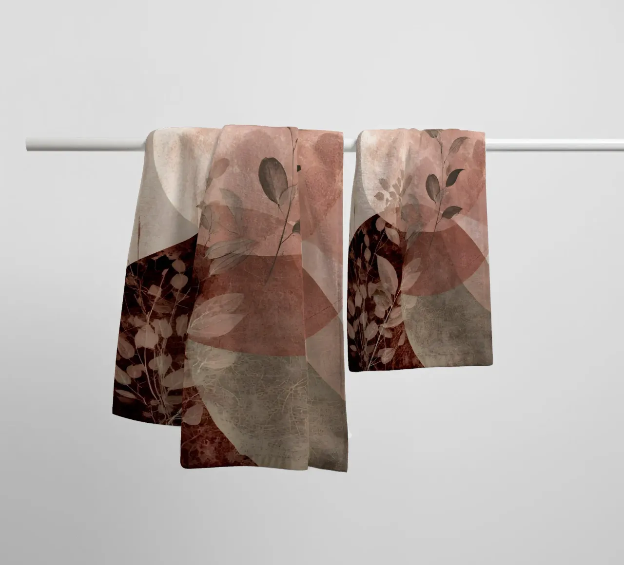 Full Moon Abstract towel by Gypsy Galleria