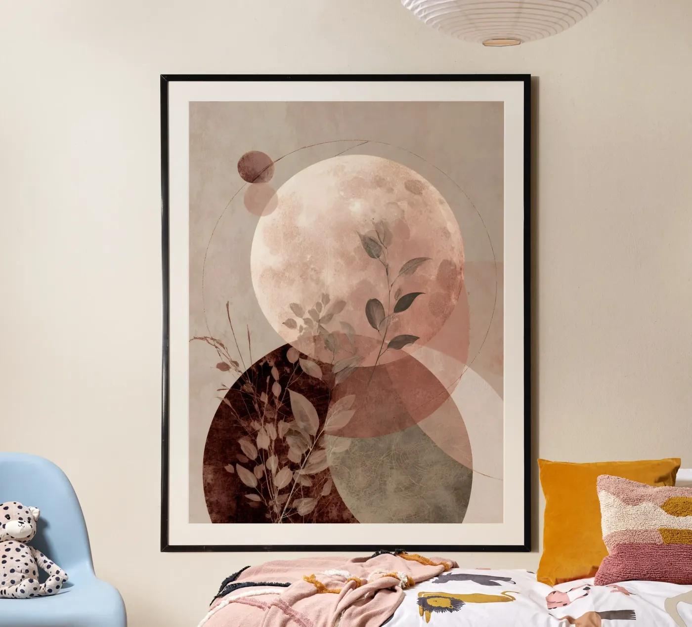 Full Moon Abstract poster by Gypsy Galleria
