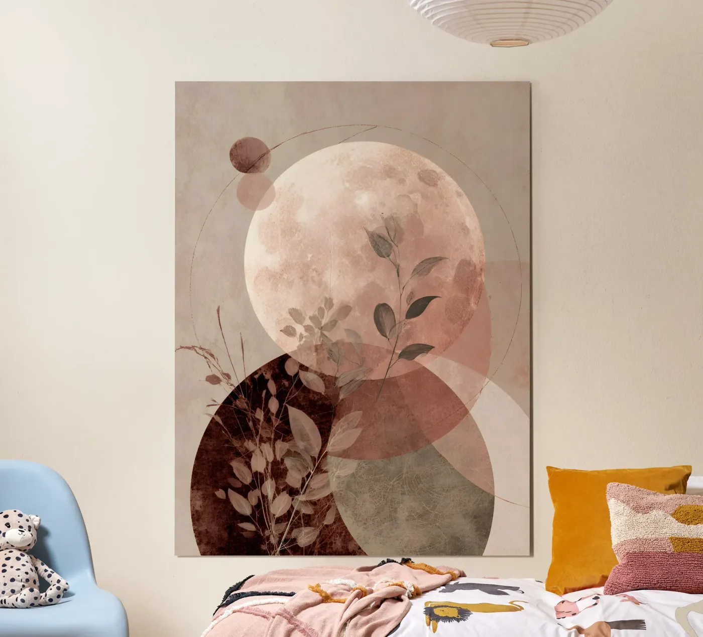 Full Moon Abstract poster by Gypsy Galleria