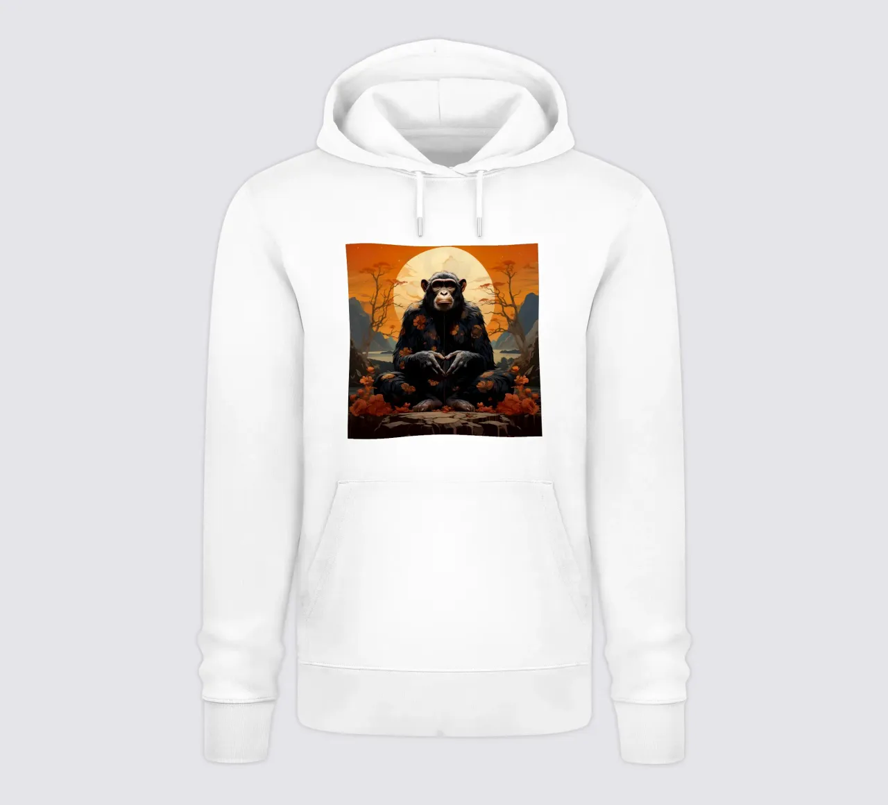 Zen felpa con cappuccio da Art Unleashed