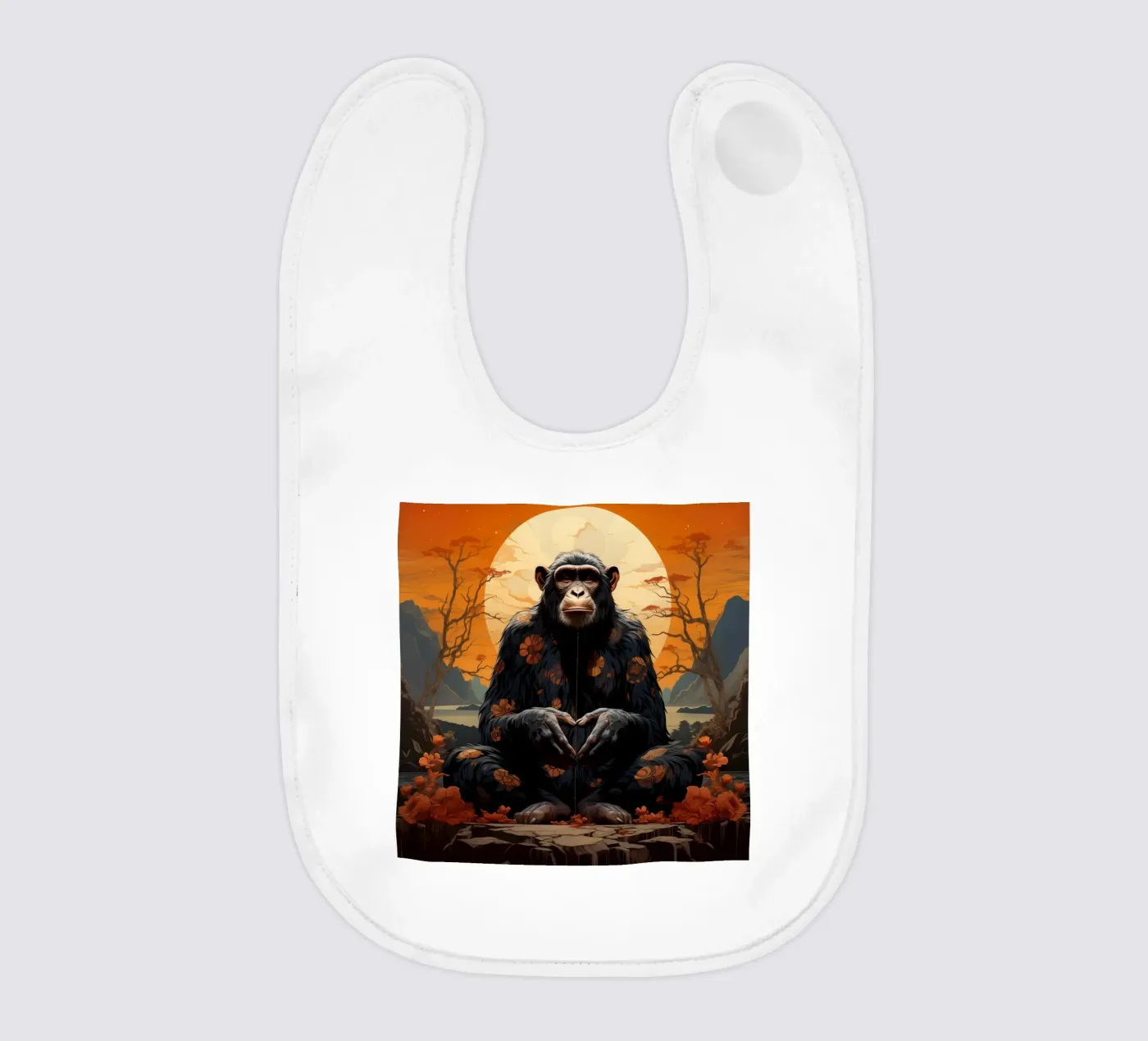 Zen baby slabbetje van Art Unleashed