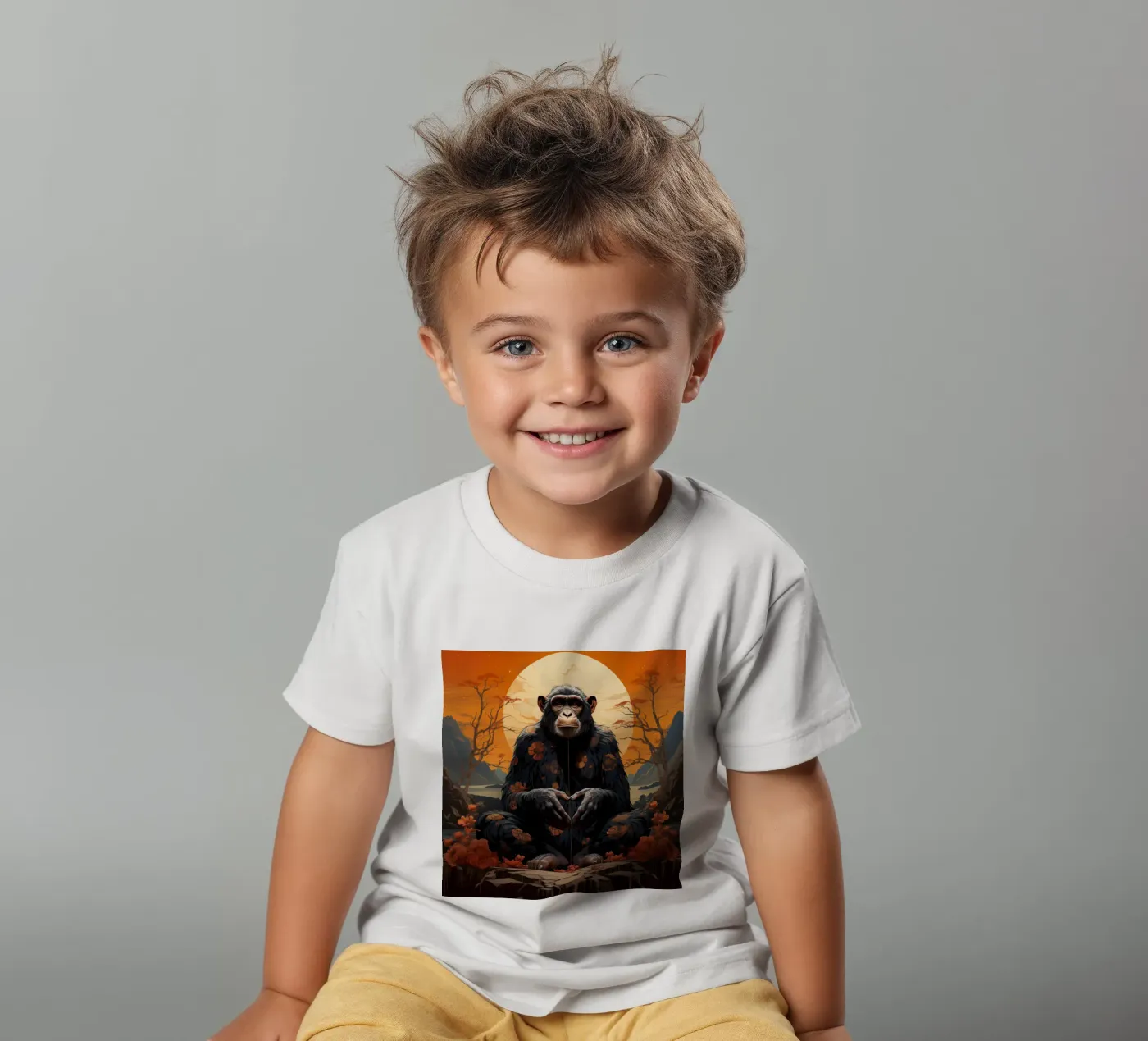 Zen kids t-shirt by Art Unleashed