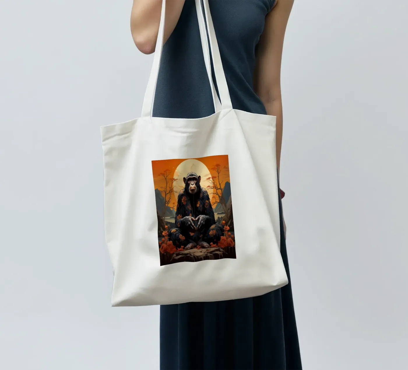 Zen borsa in juta da Art Unleashed