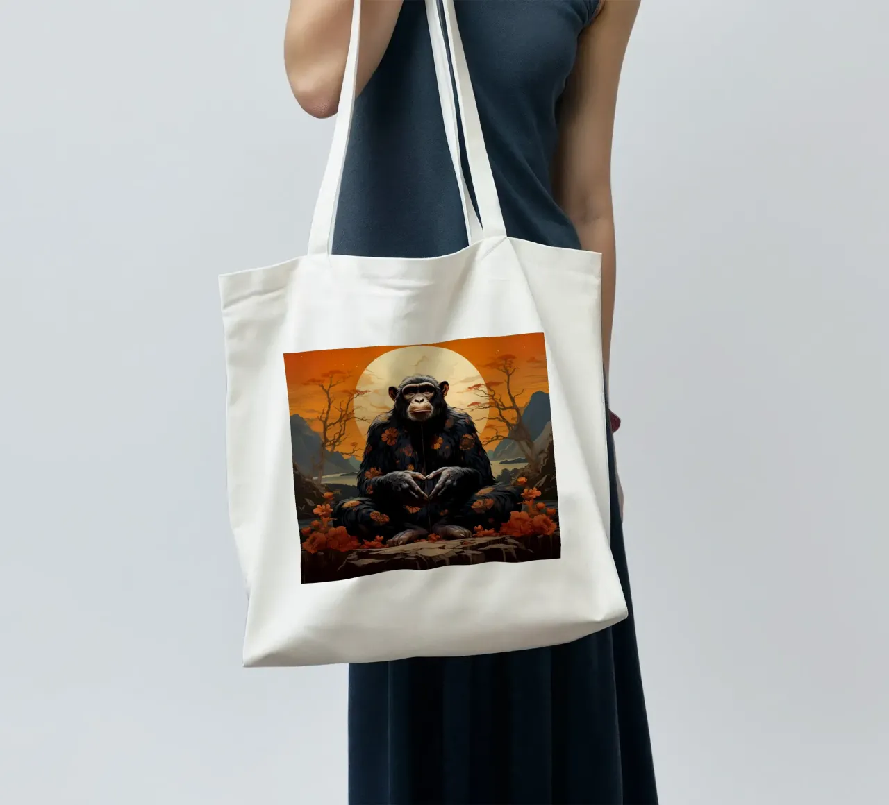 Zen tote bag by Art Unleashed