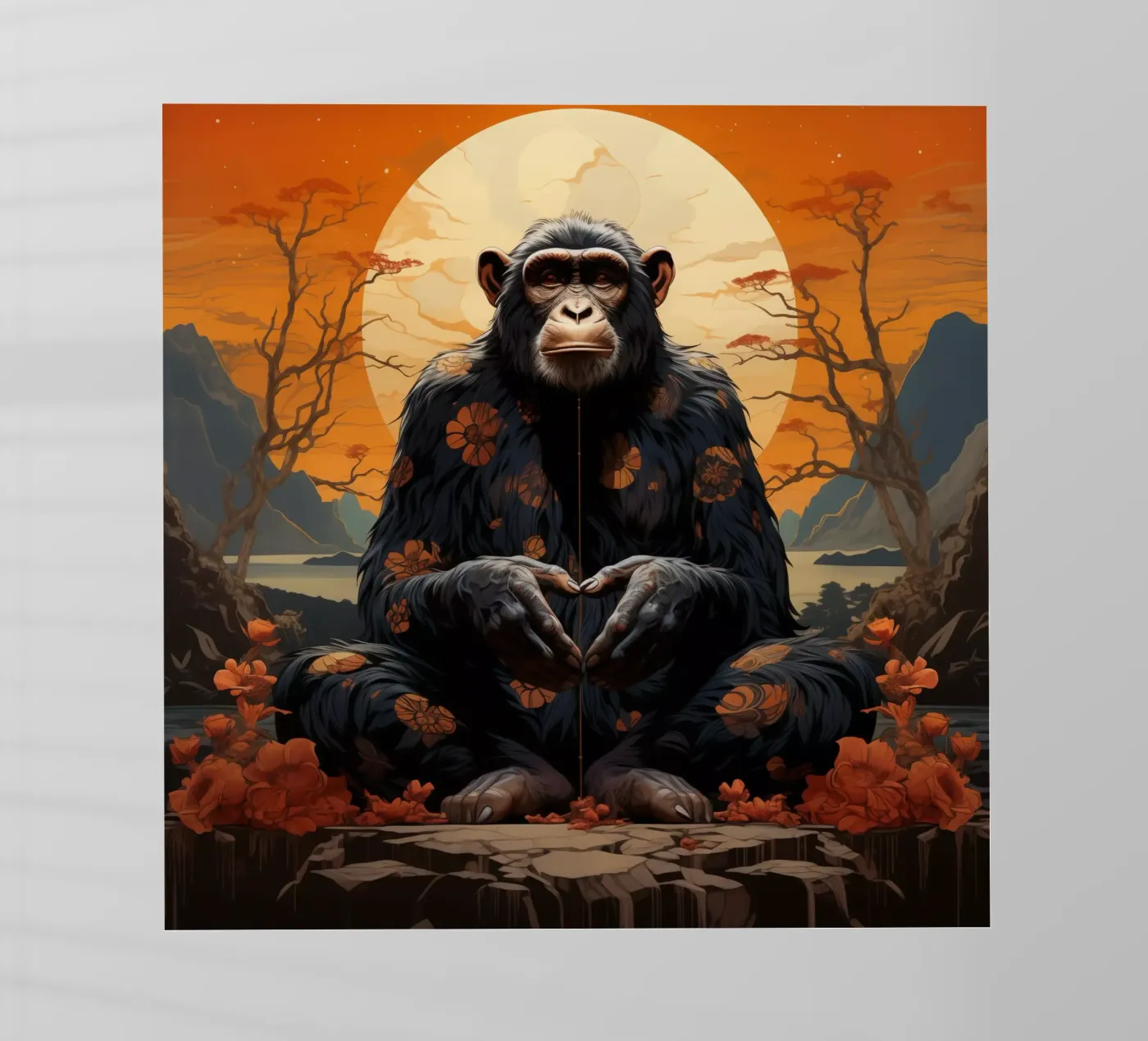 Zen Backlit Folie von Art Unleashed