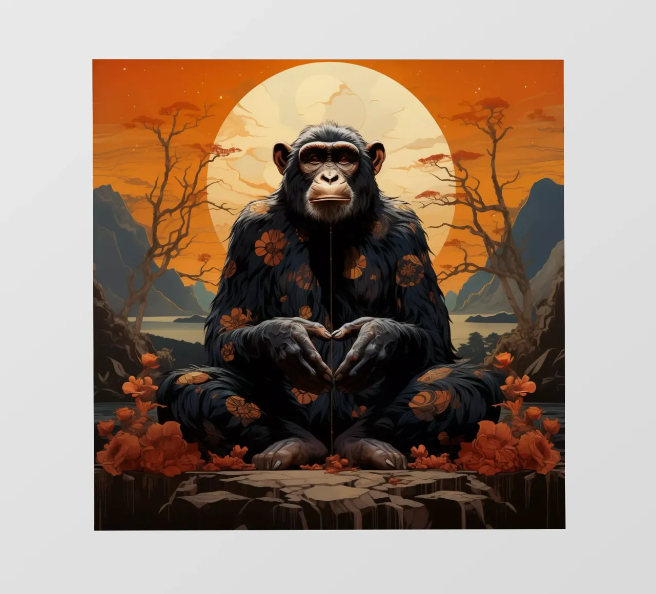 Zen Backlit Folie von Art Unleashed