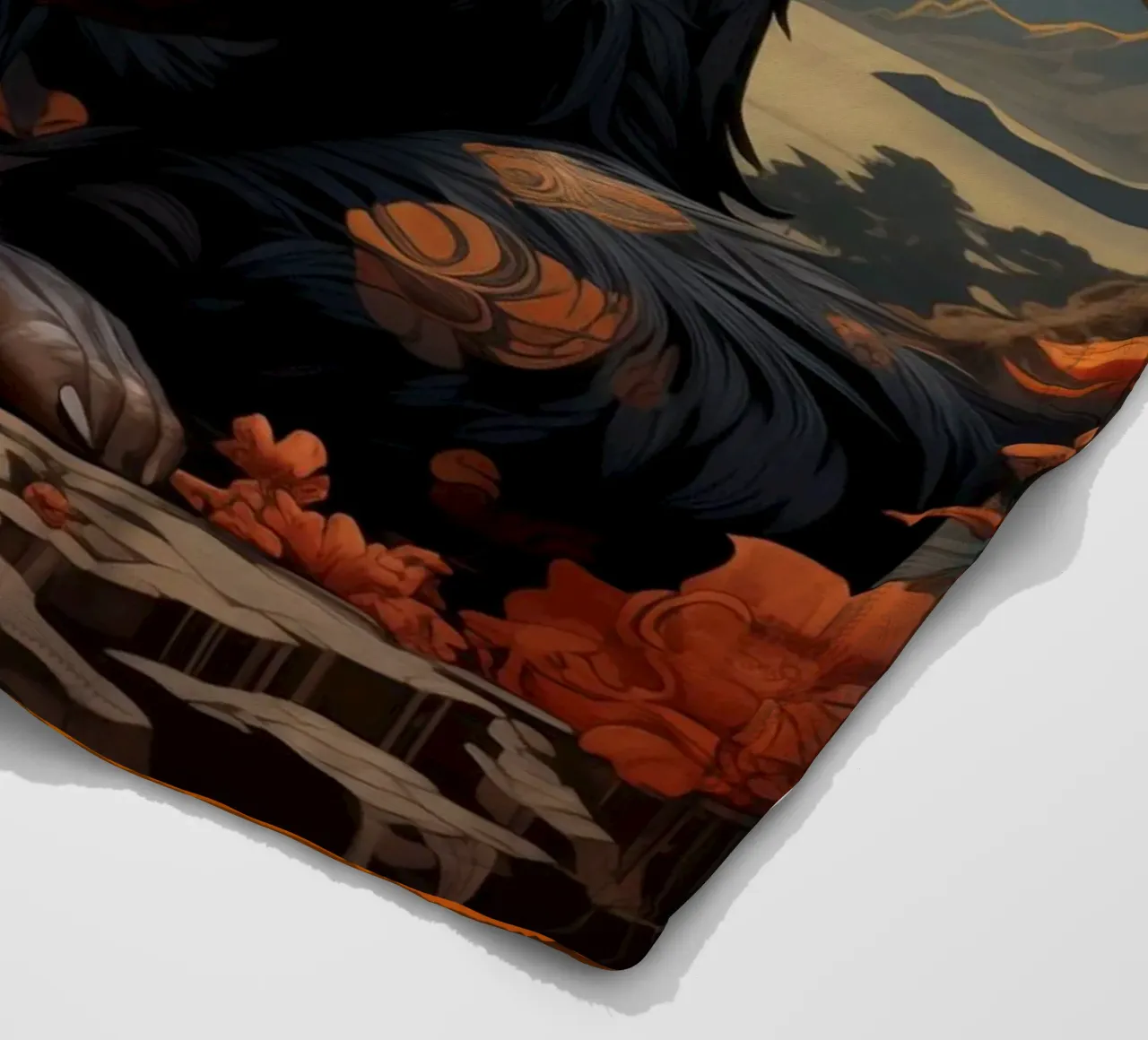 Zen fleece blanket by Art Unleashed