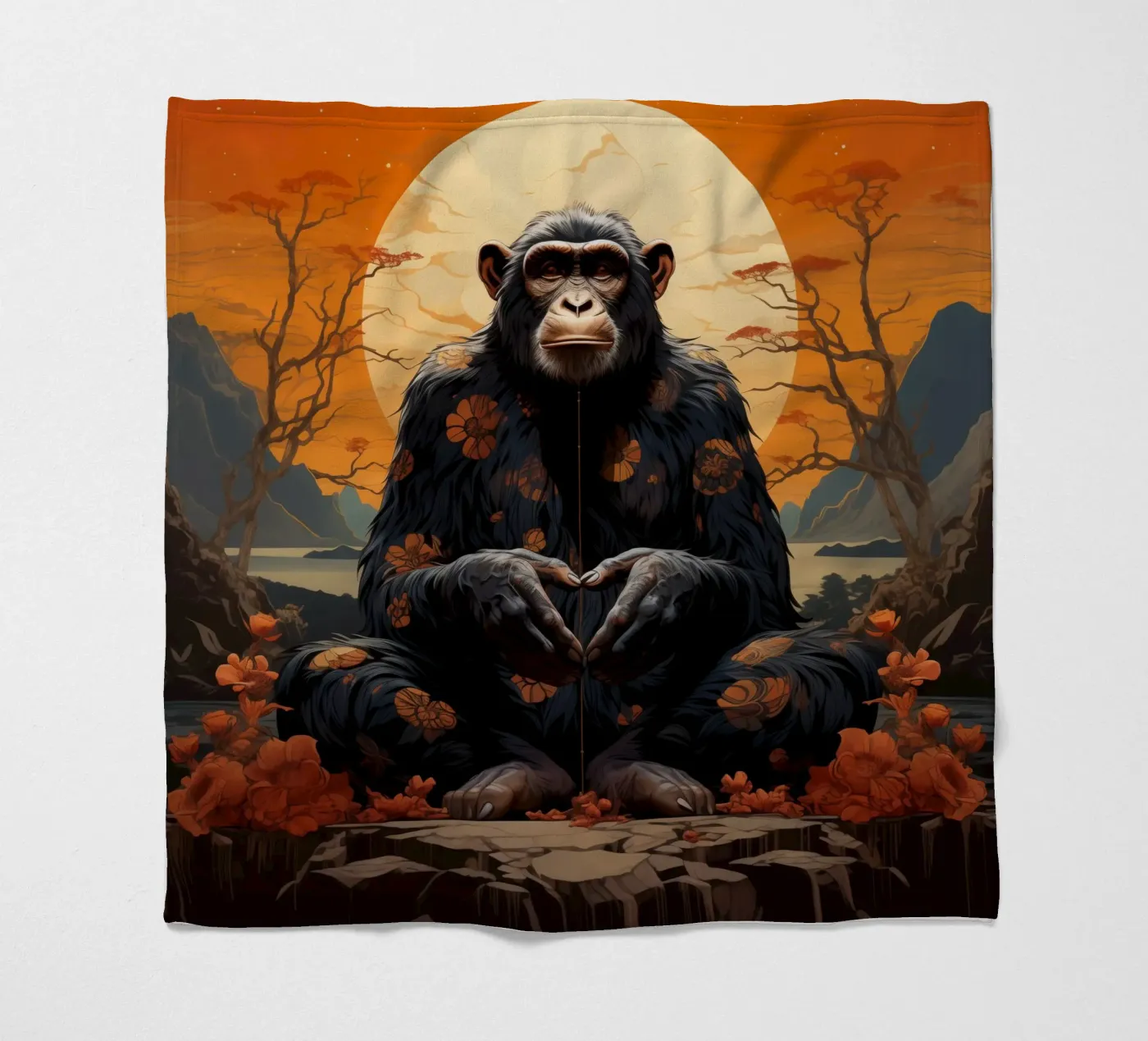 Zen fleecedeken van Art Unleashed