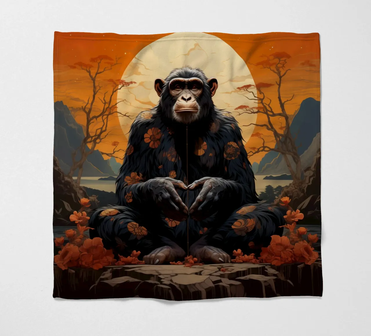 Zen Fleecedecke von Art Unleashed