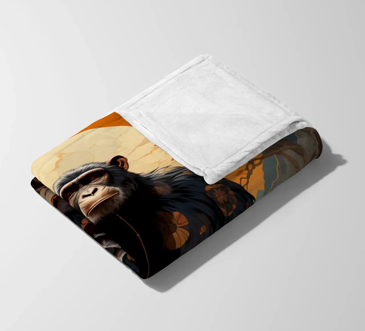 Zen fleece blanket by Art Unleashed