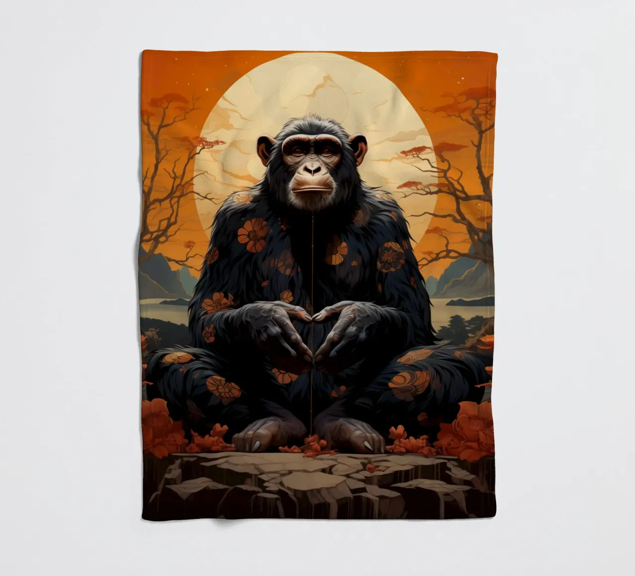 Zen Fleecedecke von Art Unleashed