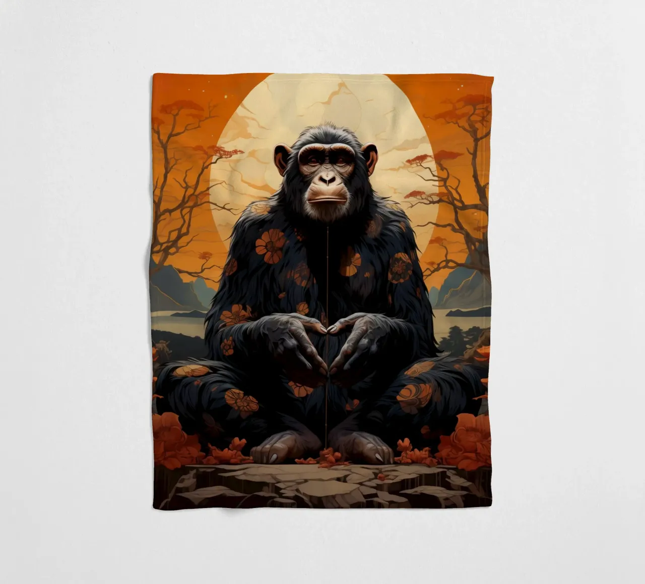 Zen Fleecedecke von Art Unleashed