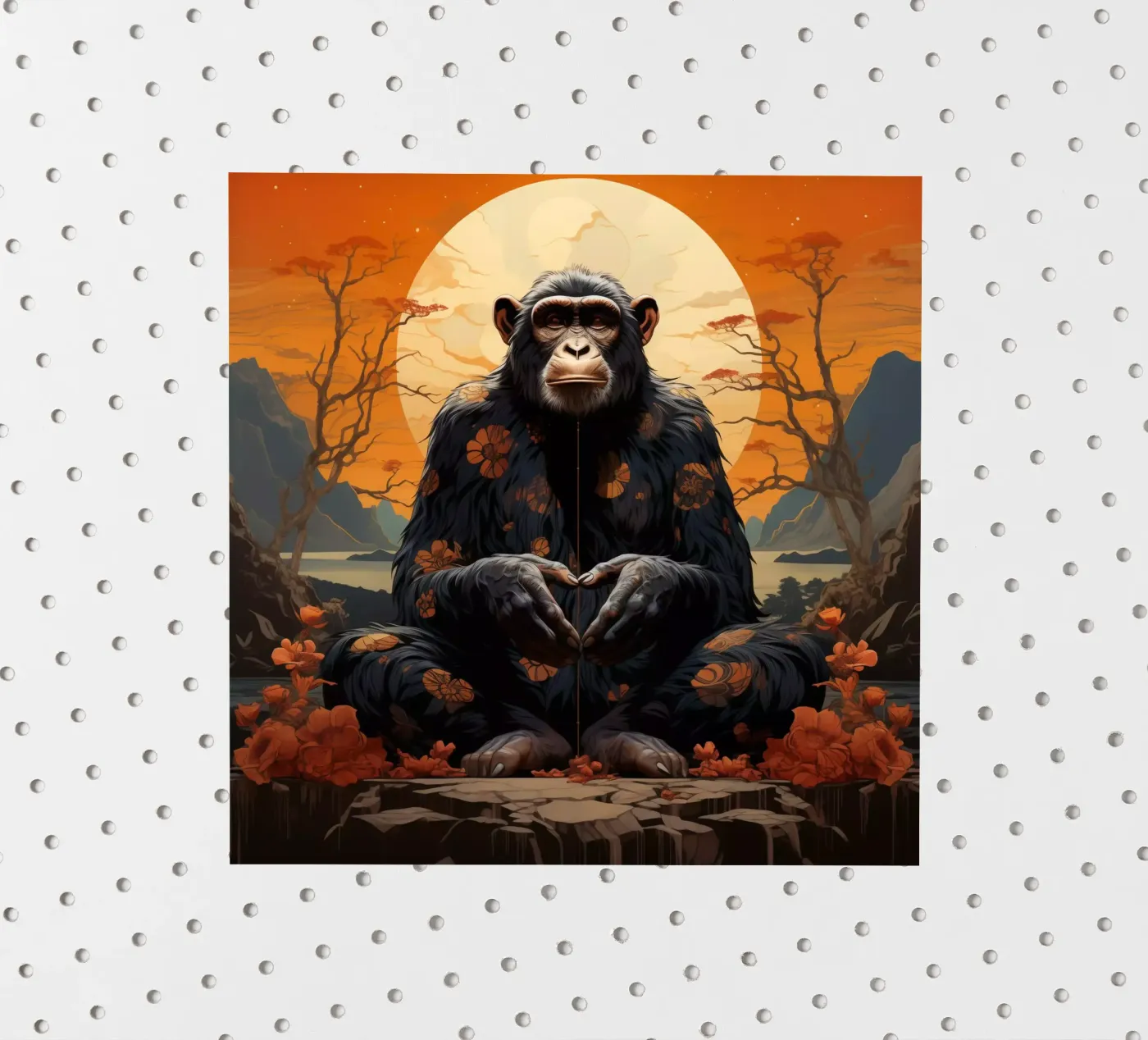 Zen sticker van Art Unleashed