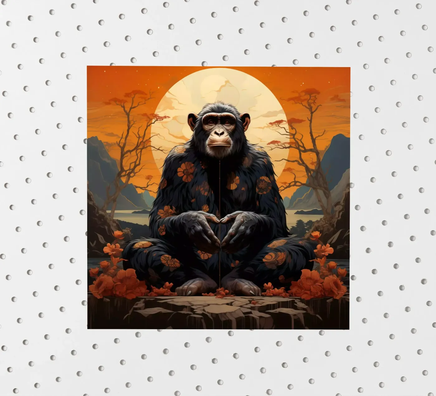 Zen sticker van Art Unleashed