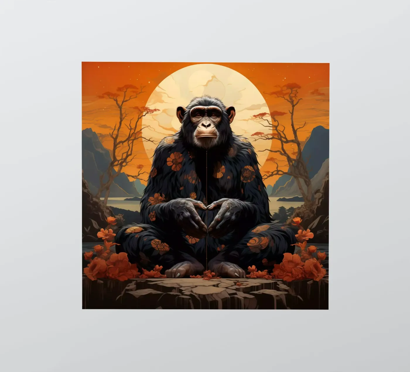 Zen sticker van Art Unleashed