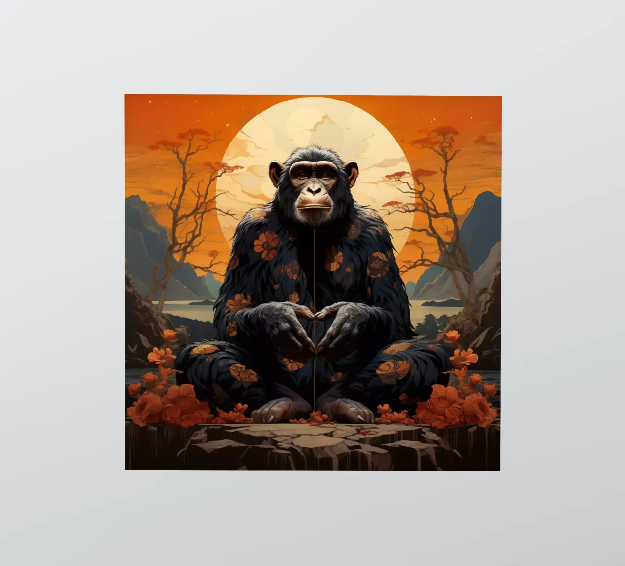 Zen sticker by Art Unleashed