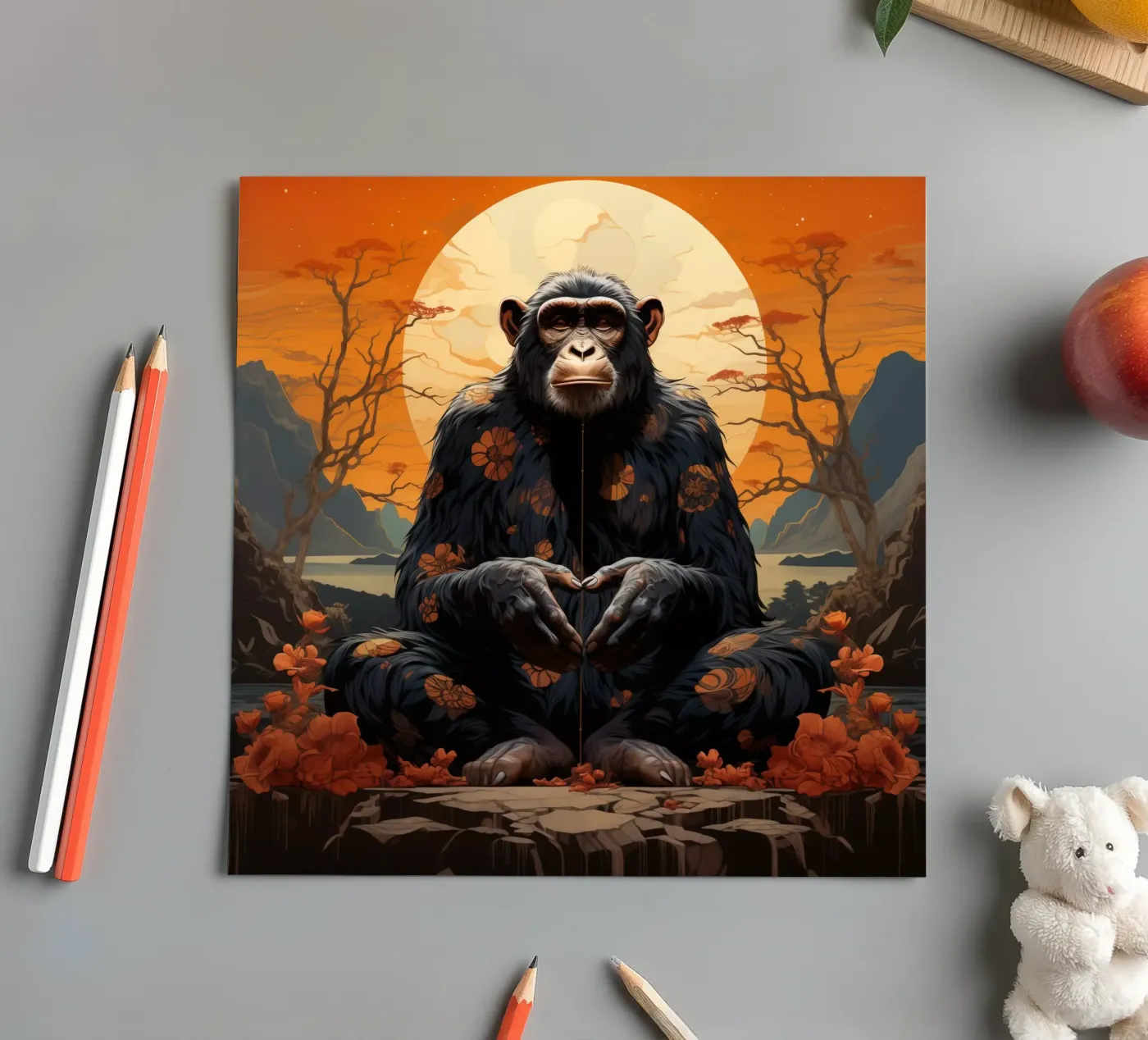 Zen stickervel van Art Unleashed